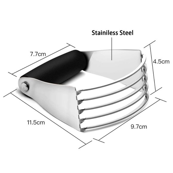 Stainless Steel Professional Large Pastry Cutter Dough Blender - Picture 3 of 6
